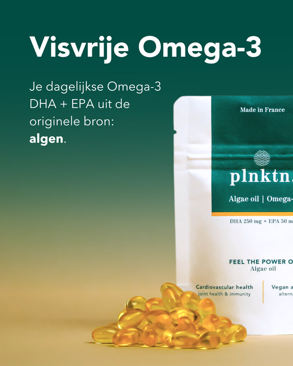 Vegan Omega-3 Algae Oil (DHA + EPA) - 60 capsules