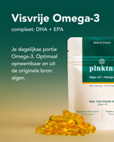 Vegan Omega-3 Algenolie (DHA + EPA) - 60 capsules