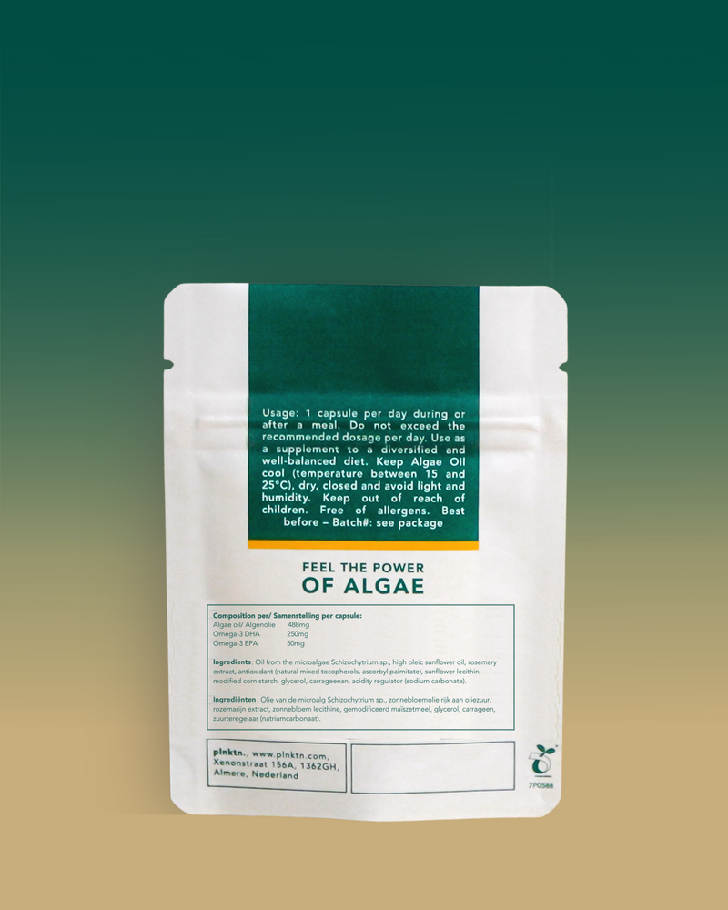 Vegan Omega-3 Algenolie (DHA + EPA) - 60 capsules